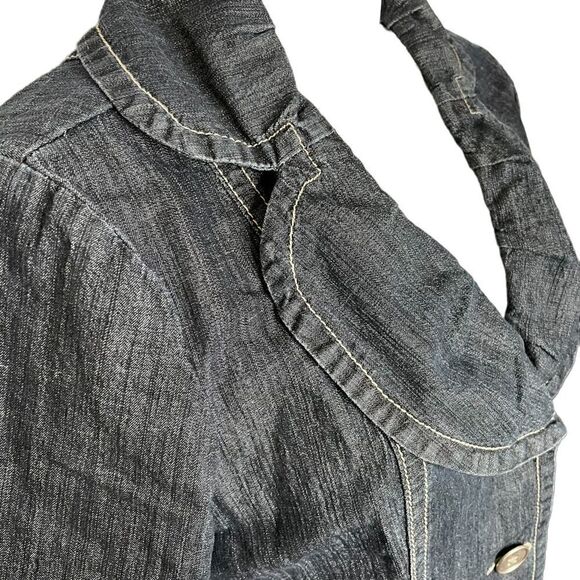 LONG Denim Coat - Picture 4 of 11